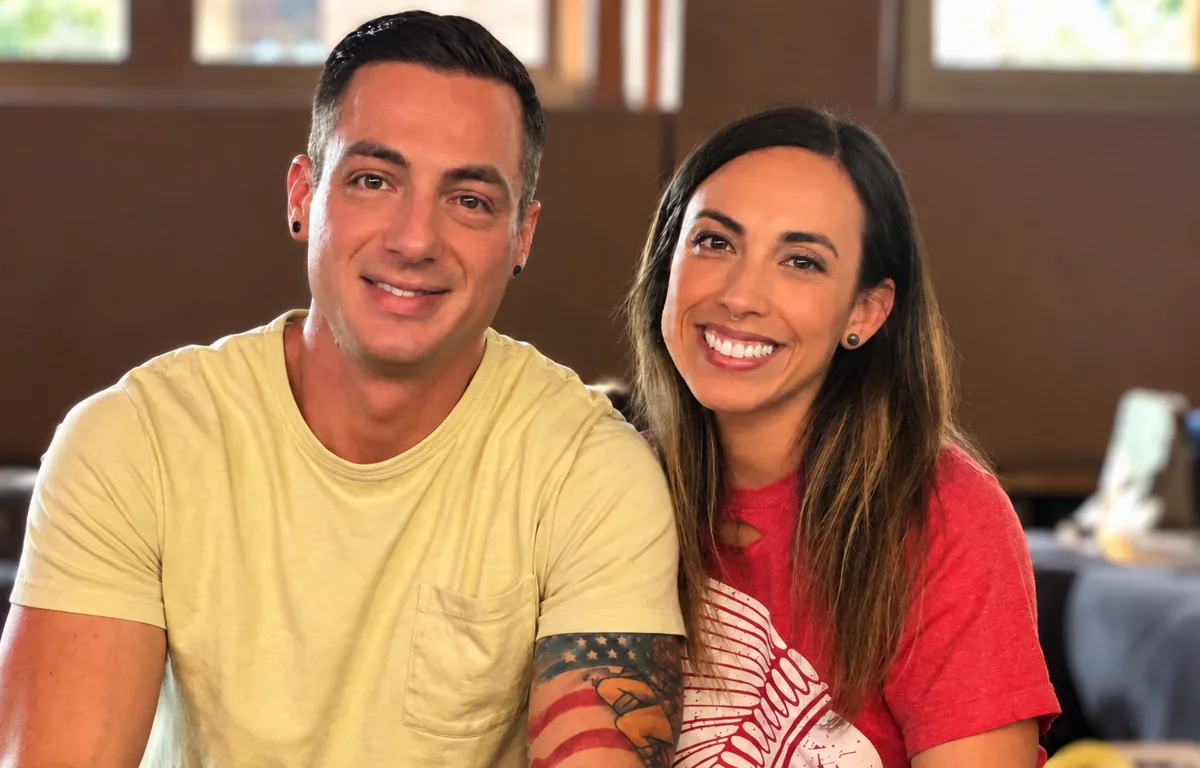 Larry Orton with his wife